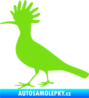 Samolepka Dudek 001 levá zelená kawasaki