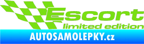 Samolepka Escort limited edition levá zelená kawasaki