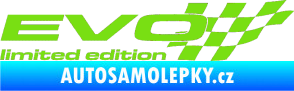 Samolepka Evo limited edition pravá zelená kawasaki