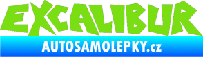 Samolepka Excalibur zelená kawasaki