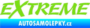 Samolepka Extreme 003 zelená kawasaki
