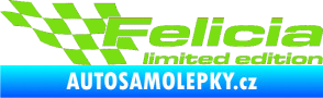 Samolepka Felicia limited edition levá zelená kawasaki