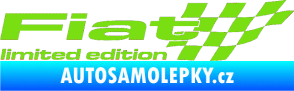 Samolepka Fiat limited edition pravá zelená kawasaki