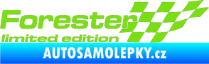 Samolepka Forester limited edition pravá zelená kawasaki