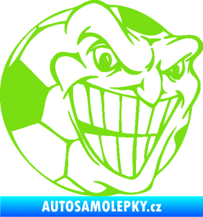 Samolepka Fotbalový míč 002 pravá zelená kawasaki