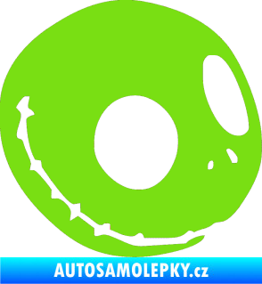 Samolepka Halloween 012 pravá zelená kawasaki