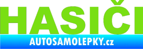 Samolepka HASIČI zelená kawasaki