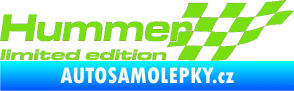 Samolepka Hummer limited edition pravá zelená kawasaki