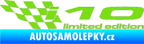 Samolepka i10 limited edition levá zelená kawasaki