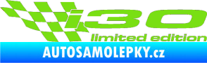 Samolepka i30 limited edition levá zelená kawasaki