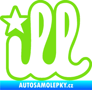 Samolepka ILL 002 zelená kawasaki