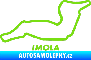 Samolepka Okruh Imola zelená kawasaki