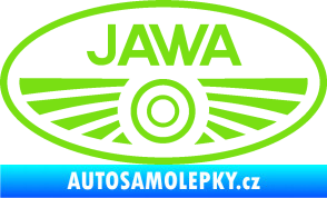 Samolepka Jawa logo zelená kawasaki
