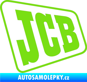 Samolepka JCB - jedna barva zelená kawasaki