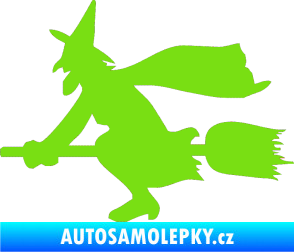 Samolepka Ježibaba levá zelená kawasaki