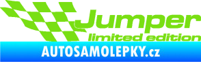 Samolepka Jumper limited edition levá zelená kawasaki