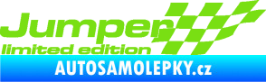 Samolepka Jumper limited edition pravá zelená kawasaki