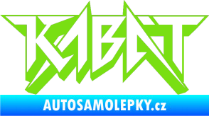Samolepka Kabát 002 zelená kawasaki