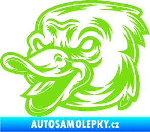 Samolepka Káčátko 001 levá zelená kawasaki