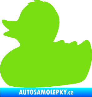 Samolepka Kachnička 001 levá zelená kawasaki
