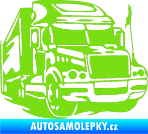 Samolepka Kamion 002 pravá nákladní auto zelená kawasaki