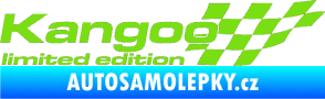 Samolepka Kangoo limited edition pravá zelená kawasaki