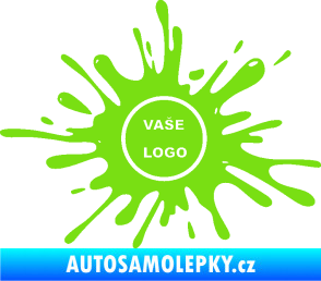 Samolepka Kaňka 003 znak zelená kawasaki