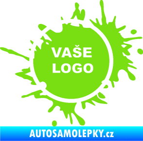 Samolepka Kaňka znak pravá zelená kawasaki