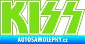Samolepka KISS zelená kawasaki