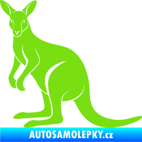 Samolepka Klokan 005 levá zelená kawasaki