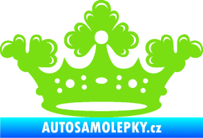 Samolepka Korunka 002 zelená kawasaki