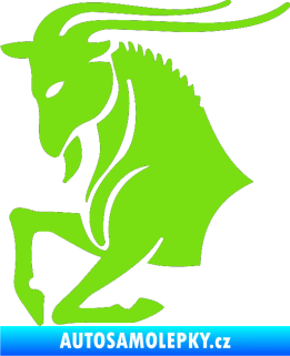 Samolepka Kozoroh 006 levá zelená kawasaki