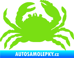 Samolepka Krab 001 pravá zelená kawasaki