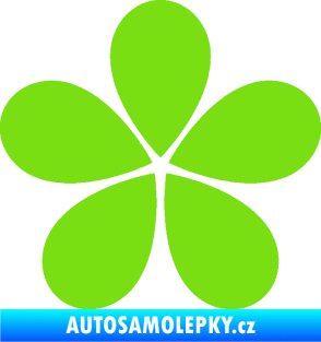 Samolepka Květina dekor 031 zelená kawasaki