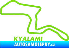 Samolepka Okruh Kyalami zelená kawasaki