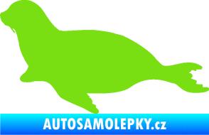 Samolepka Lachtan 001 levá zelená kawasaki