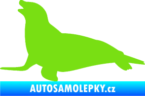 Samolepka Lachtan 002 levá zelená kawasaki
