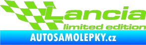 Samolepka Lancia limited edition levá zelená kawasaki