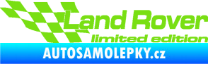Samolepka Land Rover limited edition levá zelená kawasaki