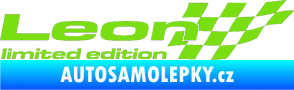 Samolepka Leon limited edition pravá zelená kawasaki