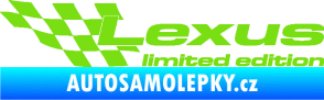 Samolepka Lexus limited edition levá zelená kawasaki