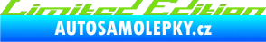 Samolepka Limited edition 009 zelená kawasaki