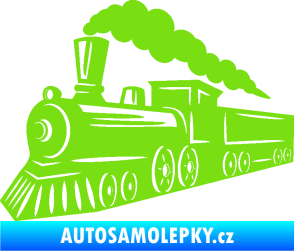 Samolepka Lokomotiva 003 levá zelená kawasaki
