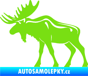 Samolepka Los 006 levá zelená kawasaki