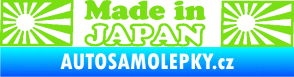 Samolepka Made in Japan 002 zelená kawasaki