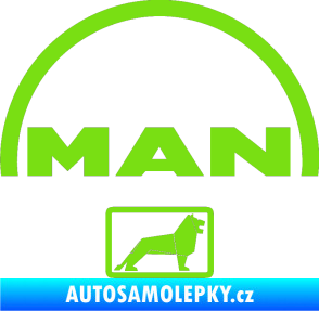 Samolepka MAN - Truck zelená kawasaki