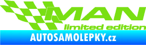 Samolepka MAN limited edition levá zelená kawasaki