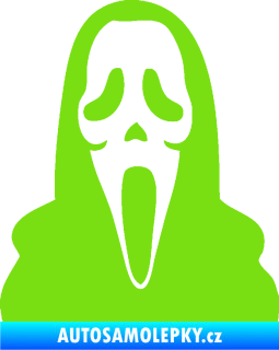 Samolepka Maska 001 scream zelená kawasaki
