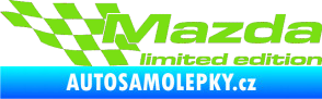 Samolepka Mazda limited edition levá zelená kawasaki