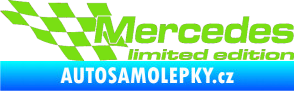 Samolepka Mercedes limited edition levá zelená kawasaki